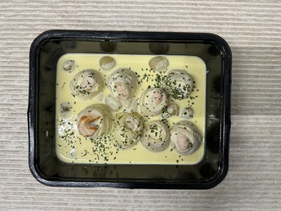 tong-zalm rol witte wijn